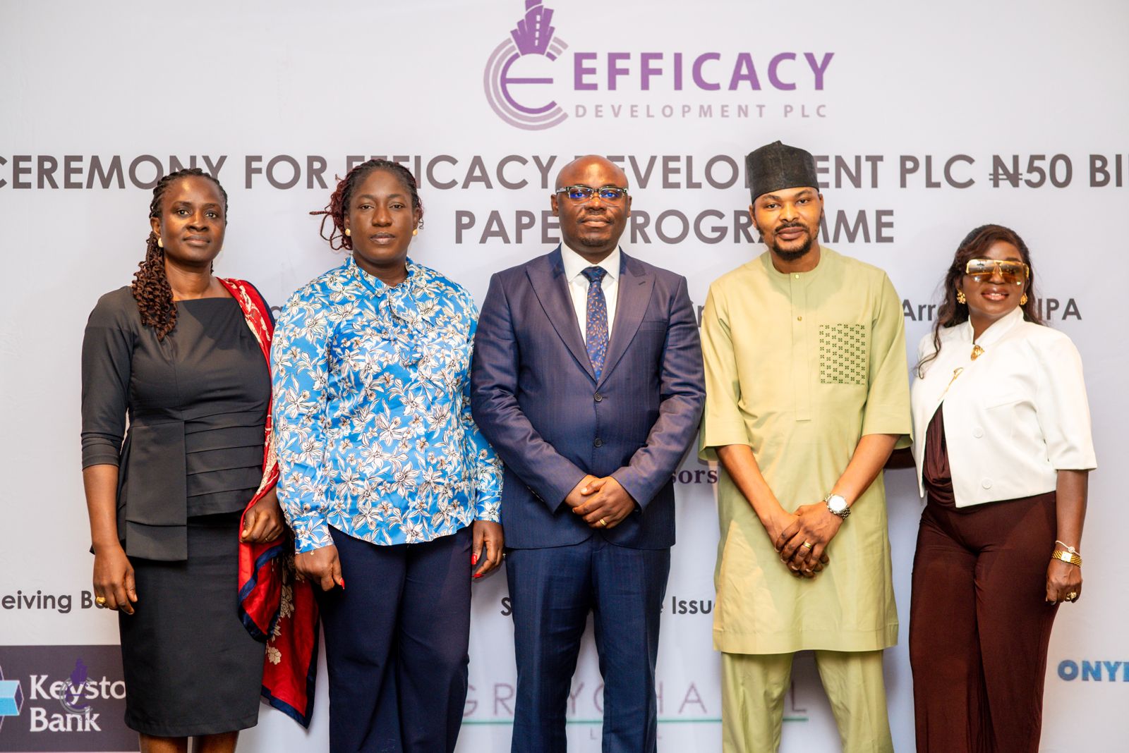 Top property firm Efficacy Development PLC entered into an agreement with Lagos's leading investment bank, Pathway Advisors Limited (PAL).