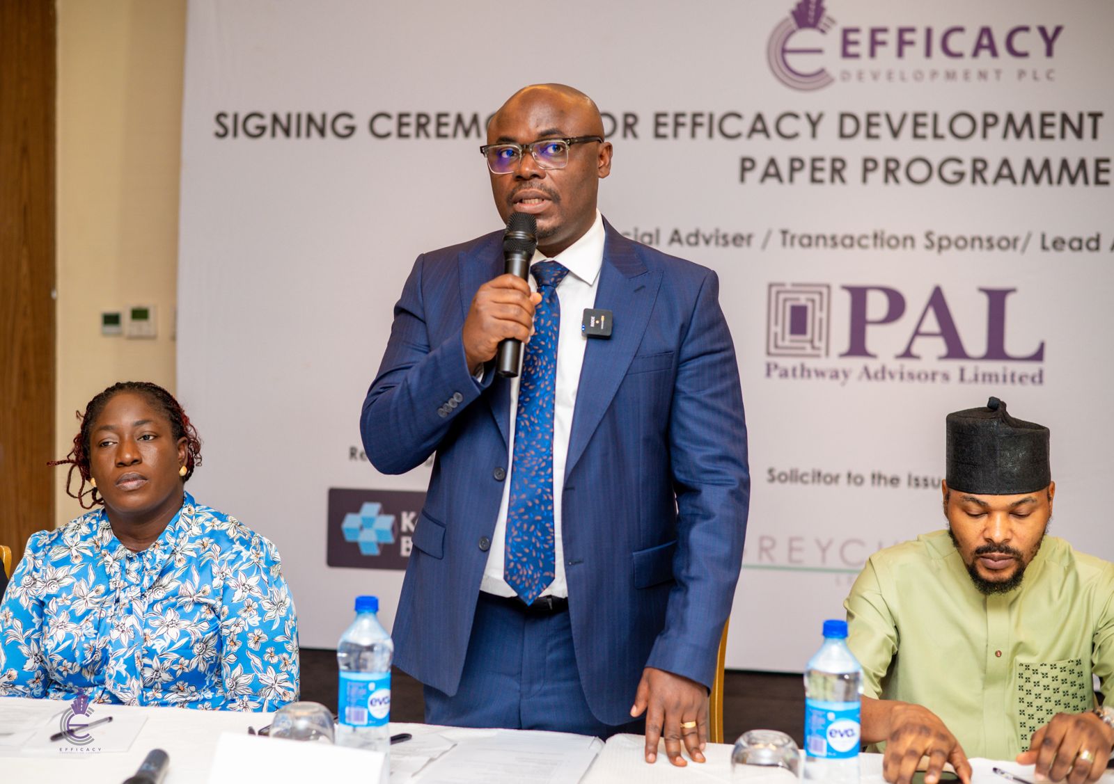 Top property firm Efficacy Development PLC entered into an agreement with Lagos's leading investment bank, Pathway Advisors Limited (PAL).