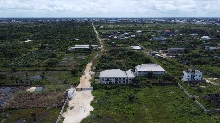 Peak Paradise in drone view